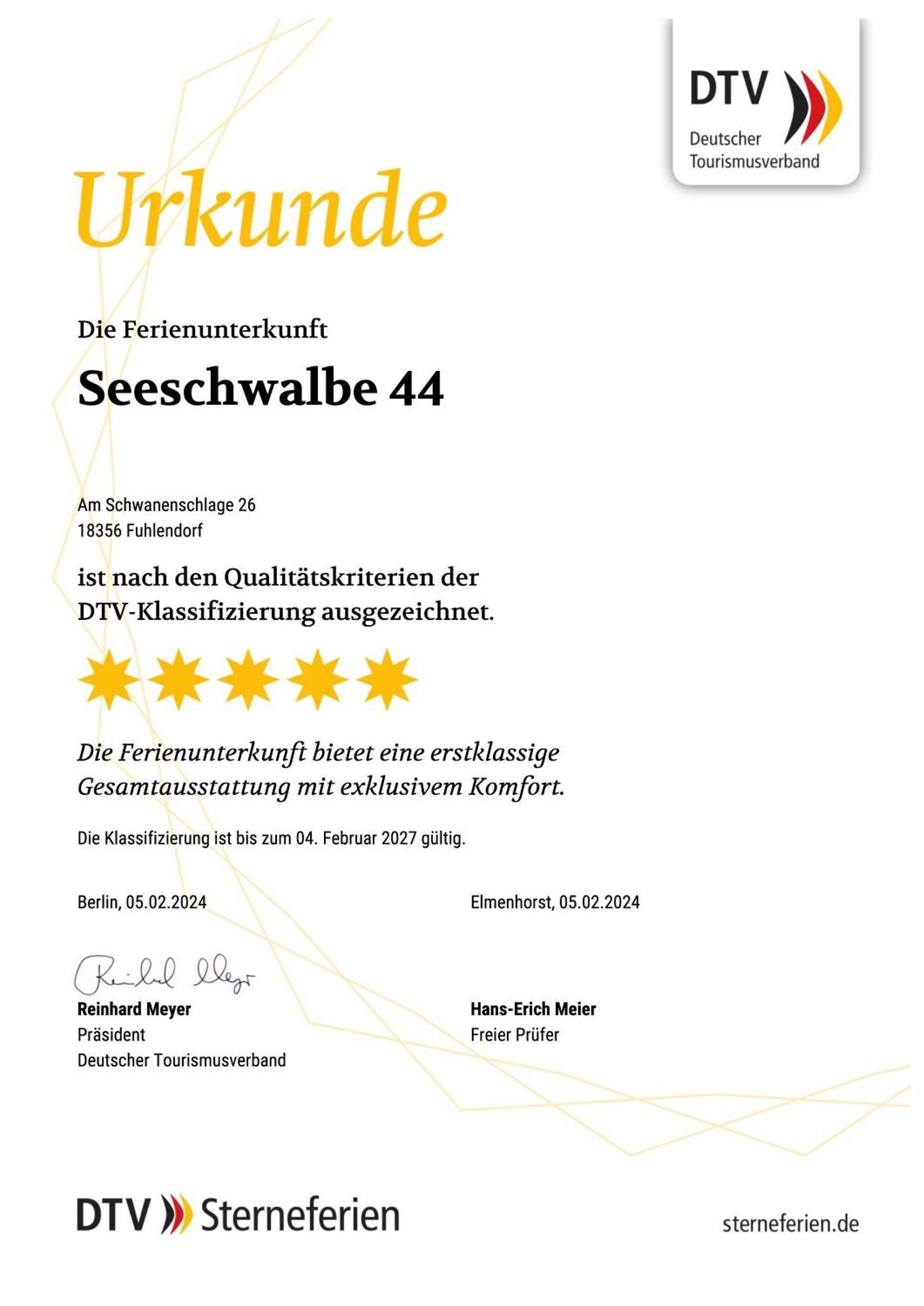 Ferienhaus Seeschwalbe 44 Fuhlendorf  Экстерьер фото